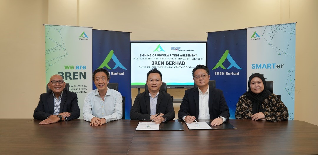 与KAF投行签包销协议 3REN末季上创业板